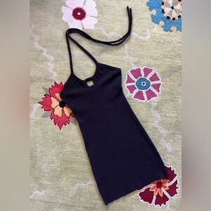 For Love and Lemons Black Mona Mini Dress. New with tags